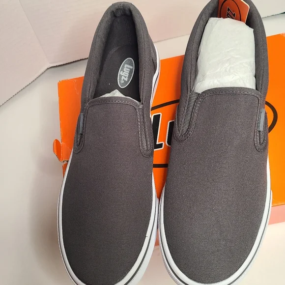 Lugz Mens Grey Sammy slip-on sneaker Size 9.5 and 8.5 - Picture 2 of 11